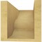 Ekena Millwork 6"W x 12"D x 6"H Wide Greensboro Rough Cedar Woodgrain TimberThane Corbel, Primed Tan CORUR06X12X06GRNRCPR - alternate 4